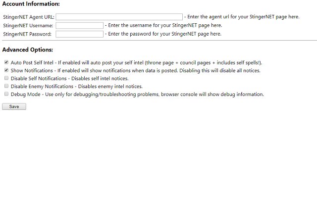 StingerNET Tool  from Chrome web store to be run with OffiDocs Chromium online