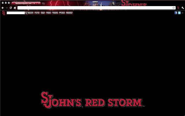 Il tema della St. Johns University dal web store di Chrome verrà eseguito con OffiDocs Chromium online