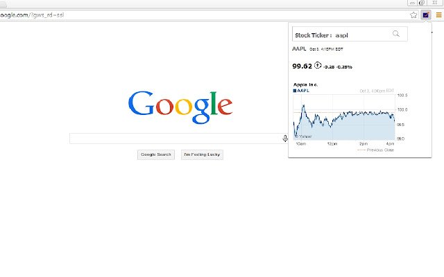 Stock Look Up  from Chrome web store to be run with OffiDocs Chromium online
