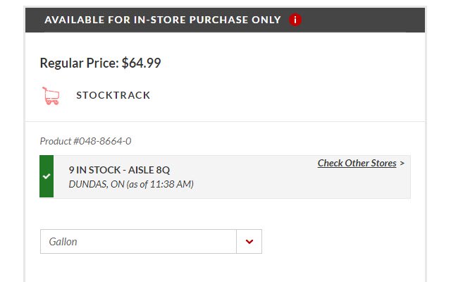 Plugin StockTrack.ca từ cửa hàng Chrome trực tuyến sẽ chạy với OffiDocs Chrome trực tuyến