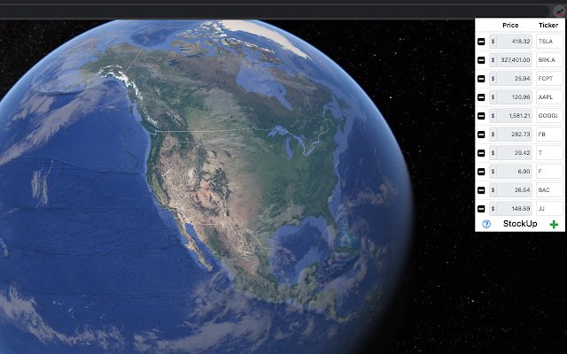 StockUp  from Chrome web store to be run with OffiDocs Chromium online