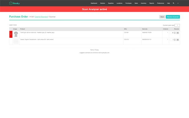 Stocky Scan Analyzer  from Chrome web store to be run with OffiDocs Chromium online