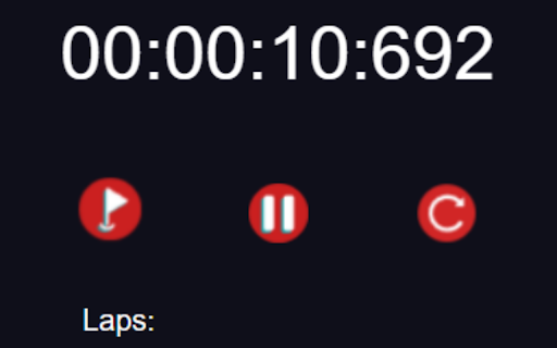 Stopwatch  from Chrome web store to be run with OffiDocs Chromium online