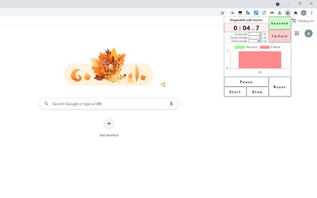 Stopwatch and Counter  from Chrome web store to be run with OffiDocs Chromium online