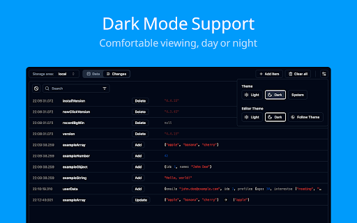 Storage Area Viewer from Chrome web store to be run with OffiDocs Chromium online Storage Area Viewer from Chrome web store to be run with OffiDocs Chromium online