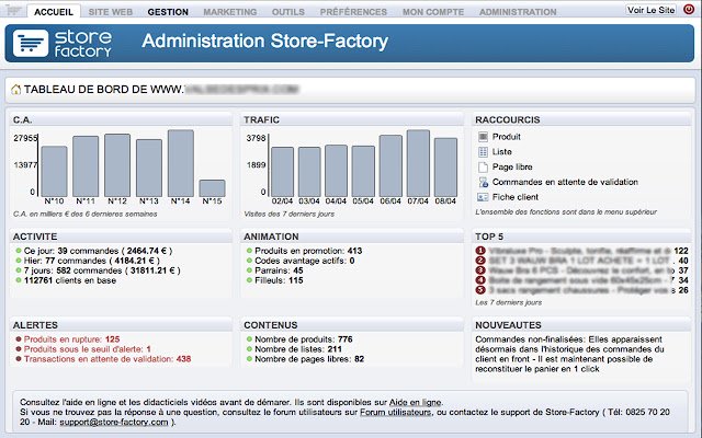 Store Factory aus dem Chrome-Webshop zur Ausführung mit OffiDocs Chromium online