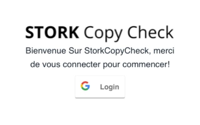 Stork Copy Check  from Chrome web store to be run with OffiDocs Chromium online