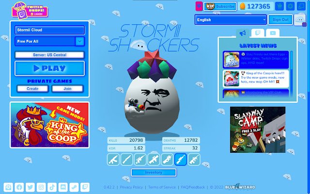 Stormii Cloud | Shell Shockers Theme  from Chrome web store to be run with OffiDocs Chromium online