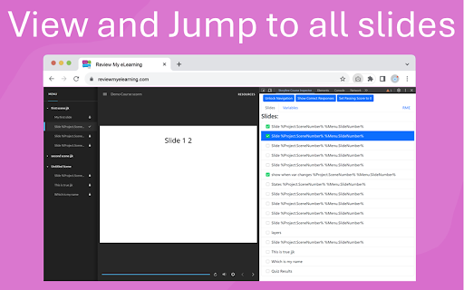 Storyline Course Inspector  from Chrome web store to be run with OffiDocs Chromium online