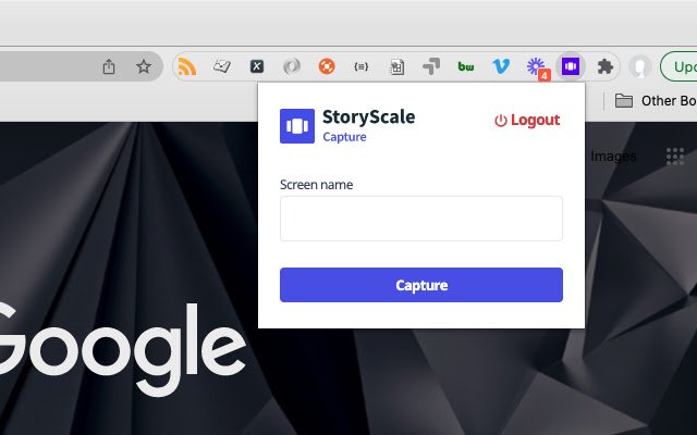 Storyscale Capture  from Chrome web store to be run with OffiDocs Chromium online