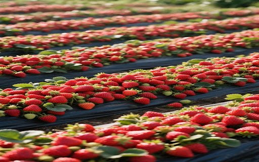 strawberry garden wallpaper  from Chrome web store to be run with OffiDocs Chromium online