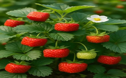 strawberry tree wallpaper  from Chrome web store to be run with OffiDocs Chromium online