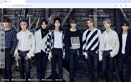 Stray Kids Wallpaper New Tab  from Chrome web store to be run with OffiDocs Chromium online