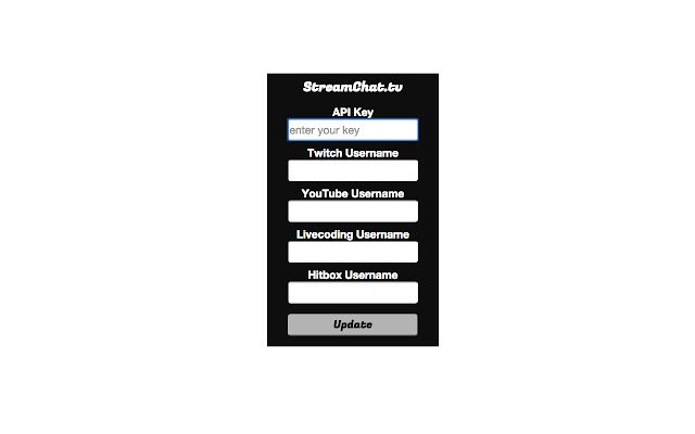 StreamChat  from Chrome web store to be run with OffiDocs Chromium online