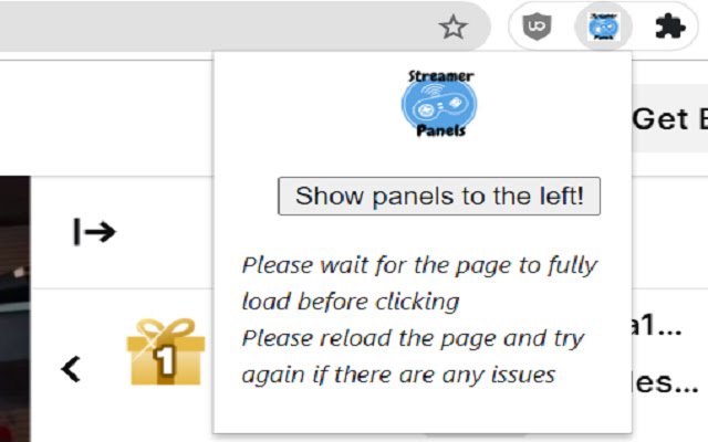 Streamer Panels  from Chrome web store to be run with OffiDocs Chromium online