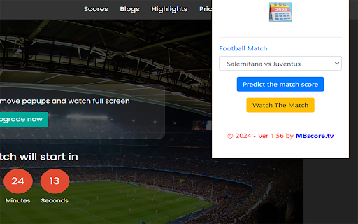 stream football live  from Chrome web store to be run with OffiDocs Chromium online
