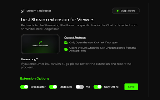 Stream Redirecter from Chrome web store to be run with OffiDocs Chromium online Stream Redirecter from Chrome web store to be run with OffiDocs Chromium online