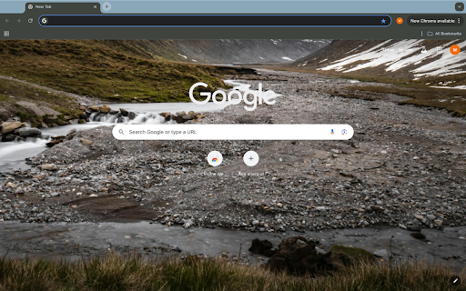 streams and snowy mountains  from Chrome web store to be run with OffiDocs Chromium online