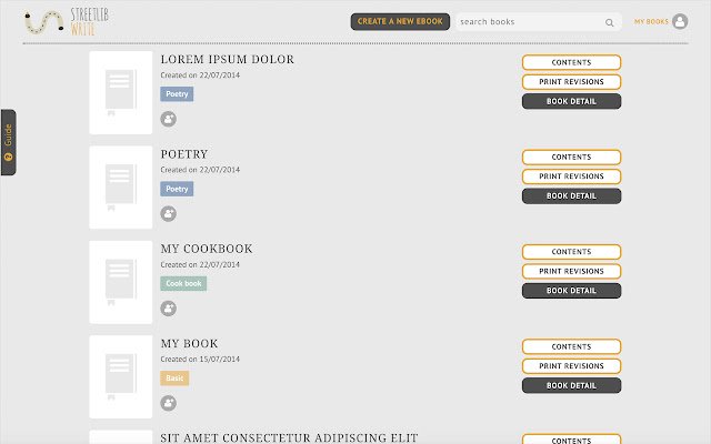StreetLib เขียนจาก Chrome เว็บสโตร์เพื่อใช้งานร่วมกับ OffiDocs Chromium ออนไลน์