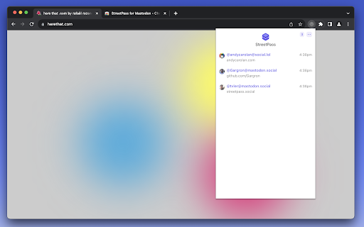 StreetPass for Mastodon  from Chrome web store to be run with OffiDocs Chromium online StreetPass for Mastodon  from Chrome web store to be run with OffiDocs Chromium online