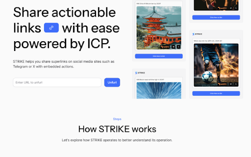 STRIKE by Oranj  from Chrome web store to be run with OffiDocs Chromium online