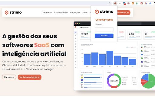 Strimo  from Chrome web store to be run with OffiDocs Chromium online