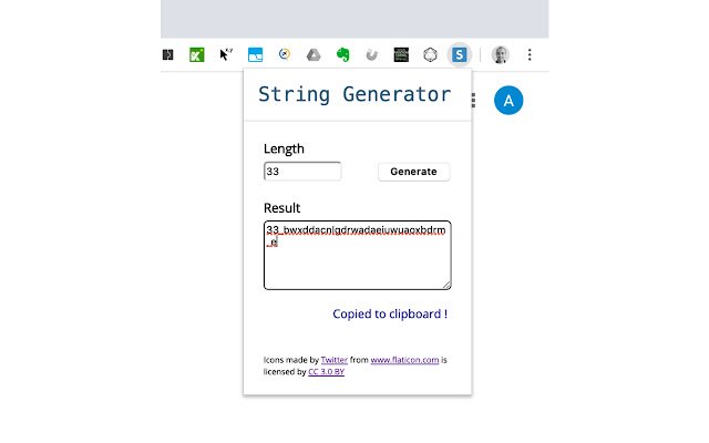 String Generator  from Chrome web store to be run with OffiDocs Chromium online