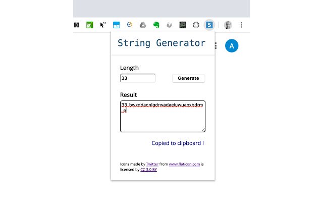 Penjana Rentetan daripada kedai web Chrome untuk dijalankan dengan OffiDocs Chromium dalam talian