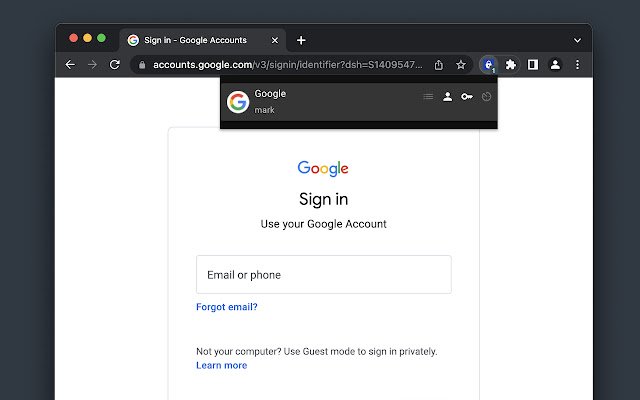 Strongbox AutoFill  from Chrome web store to be run with OffiDocs Chromium online
