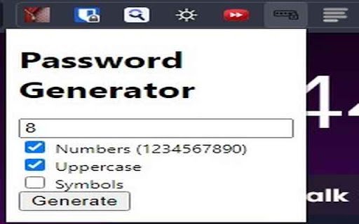Strong Password Generator  from Chrome web store to be run with OffiDocs Chromium online