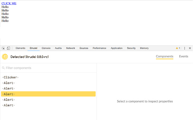 Strudel Devtools ຈາກຮ້ານເວັບ Chrome ທີ່ຈະດໍາເນີນການກັບ OffiDocs Chromium ອອນໄລນ໌