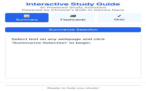 StudySpace  from Chrome web store to be run with OffiDocs Chromium online