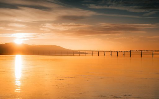 Stunning Sunset Over Forth Bridge in Scotland  from Chrome web store to be run with OffiDocs Chromium online