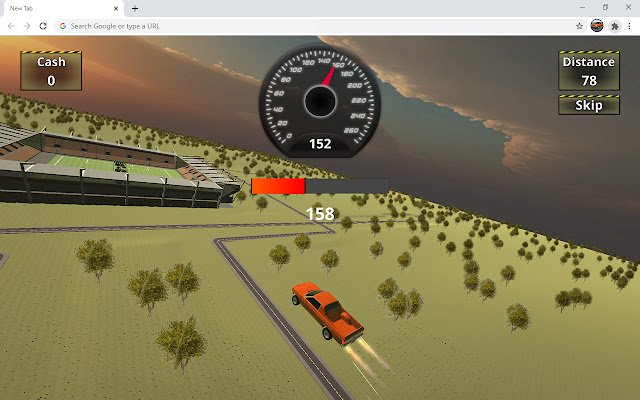 Игра Stunt Crasher Car Game из интернет-магазина Chrome будет работать с OffiDocs Chromium онлайн