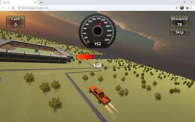 Chrome ウェブストアのスタント クラッシャー カー ゲームを OffiDocs Chromium オンラインで実行