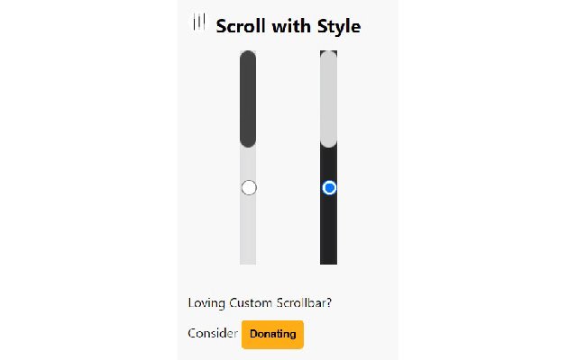 Stylized Scrollbar  from Chrome web store to be run with OffiDocs Chromium online