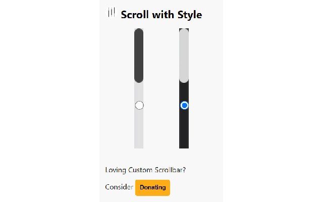 Stylized Scrollbar  from Chrome web store to be run with OffiDocs Chromium online