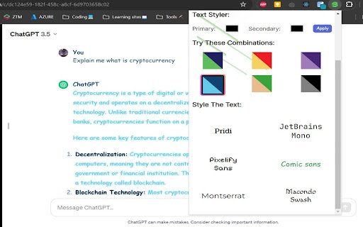 Stylo: Custom Color  Font for Google and GPT  from Chrome web store to be run with OffiDocs Chromium online