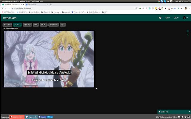 Chrome web mağazasından twoseven.xyz için Subadub, çevrimiçi OffiDocs Chromium ile çalıştırılacak
