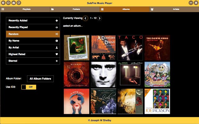 SubFire Player for SubSonic  from Chrome web store to be run with OffiDocs Chromium online