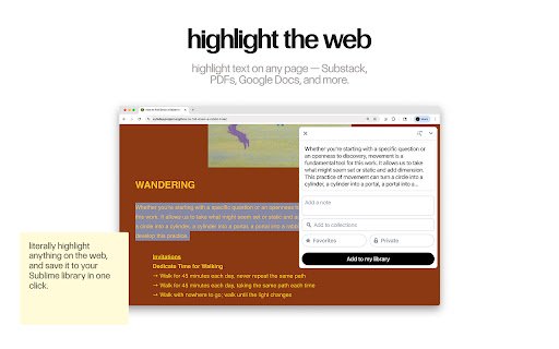 Sublime  from Chrome web store to be run with OffiDocs Chromium online