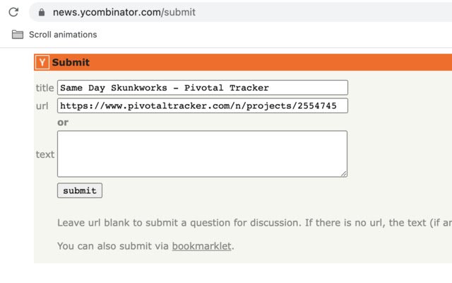 Submit to Hacker News  from Chrome web store to be run with OffiDocs Chromium online
