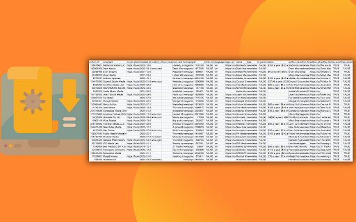 Substack Publication Scraper  from Chrome web store to be run with OffiDocs Chromium online