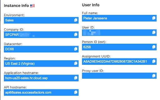 SuccessFactors Toolbox  from Chrome web store to be run with OffiDocs Chromium online