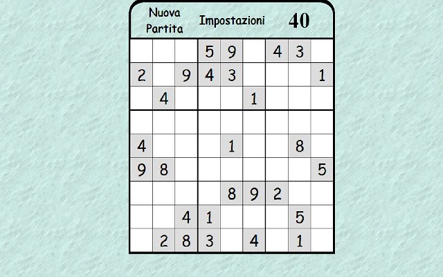 Sudoku Dinamico  from Chrome web store to be run with OffiDocs Chromium online