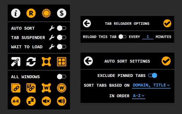 Sudo Tabs  from Chrome web store to be run with OffiDocs Chromium online
