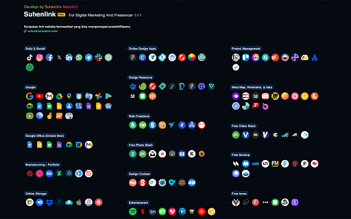 Suhenlink  from Chrome web store to be run with OffiDocs Chromium online