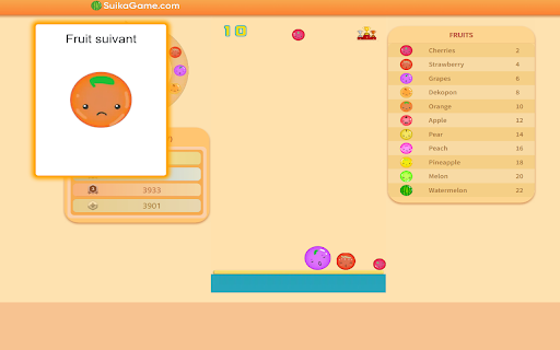 Suika Game Next Fruit  from Chrome web store to be run with OffiDocs Chromium online
