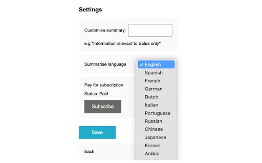 Summarize Me  from Chrome web store to be run with OffiDocs Chromium online