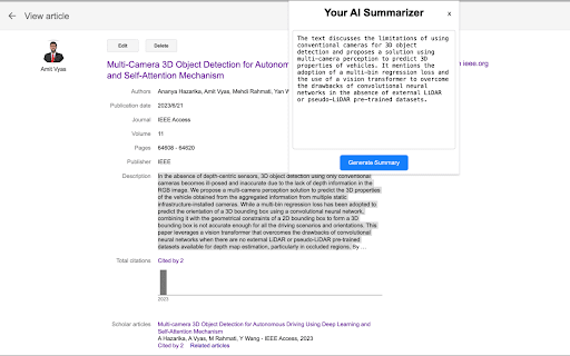 Summarizer  from Chrome web store to be run with OffiDocs Chromium online